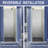 30-31.9 in. W x 72 in. H Pivot Swing Frameless Shower Door with Clear SGCC Tempered Glass-114866079