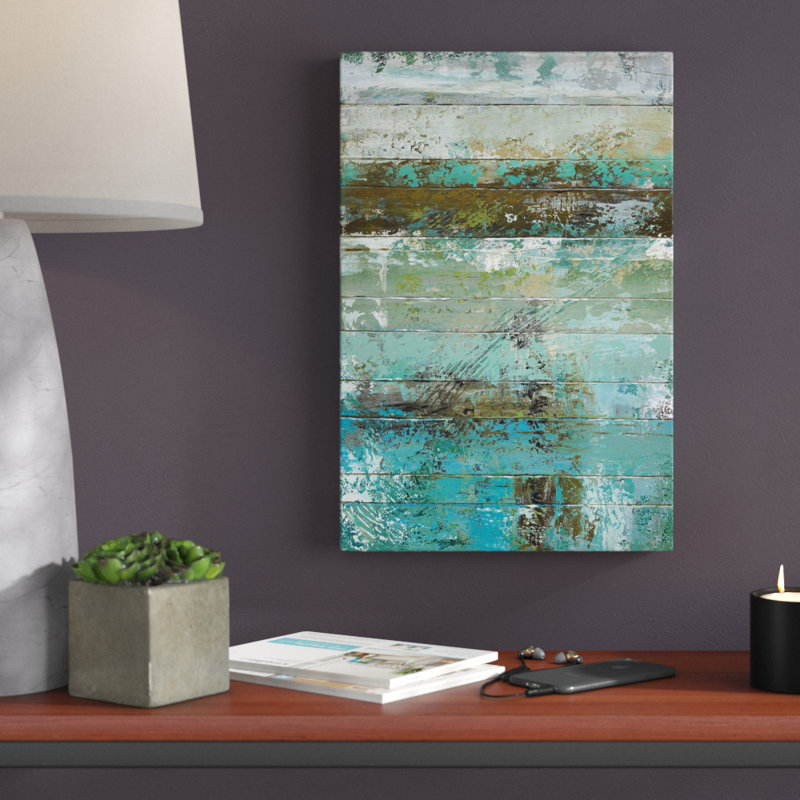 Reproduction d’art sur toile, "beachwood i" par julie joy, H 18 po x l 12 po x P 1,5 po, Toile tendue