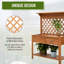 Banc de rempotage en bois
