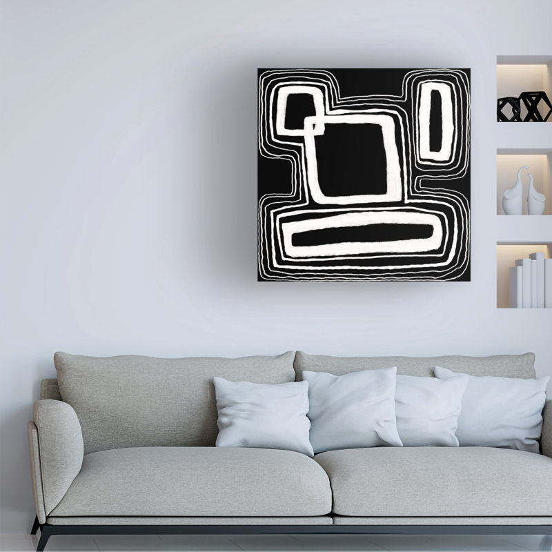 Mid-Century Dizziness IV On Canvas Print, 14" H x 14" W x 2" D