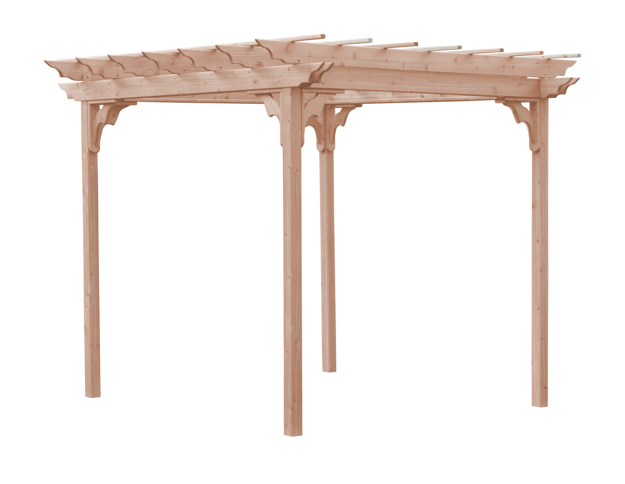 A&L Furniture Solid Wood Pergola | Wayfair