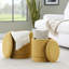 Ensemble de repose-pieds en tissu jaune-1185921651-1185921662
