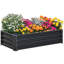 Lit surélevé pour jardin Outsunny