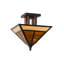 "T" Mission 2 - Light Semi Flush Mount
