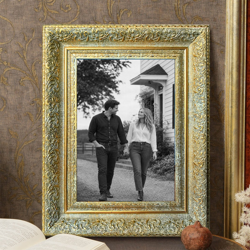 Cadre 3 photos 11 pièces x 11 po or antique 11 po x 14 po, 3, 11" x 14", Antique Gold