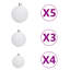 Artificial Christmas Tree with LEDs&Ball Set-824282260