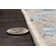 Tapis ivoire / bleu Alverez
