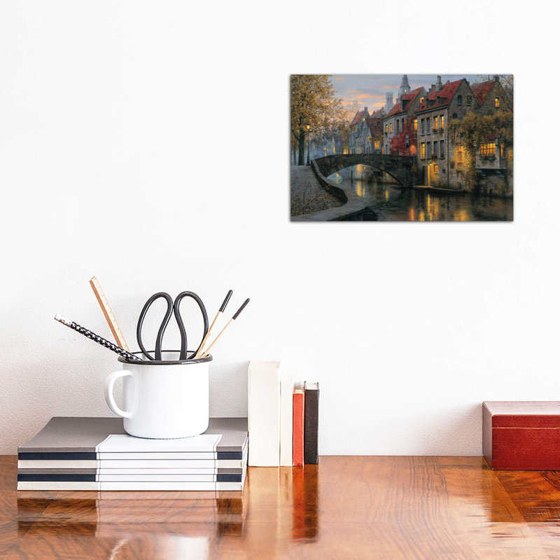 «Silent Evening», reproduction de photo, Toile tendue, H 8 po x l 12 po x P 0,75 po