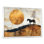 Cheval en bois, lever de soleil de l'horizon III - art mural cheval