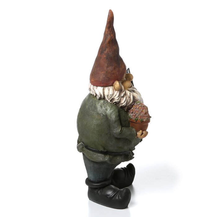 Design Toscano Dagobert with Gifts Garden Gnome Statue & Reviews | Wayfair