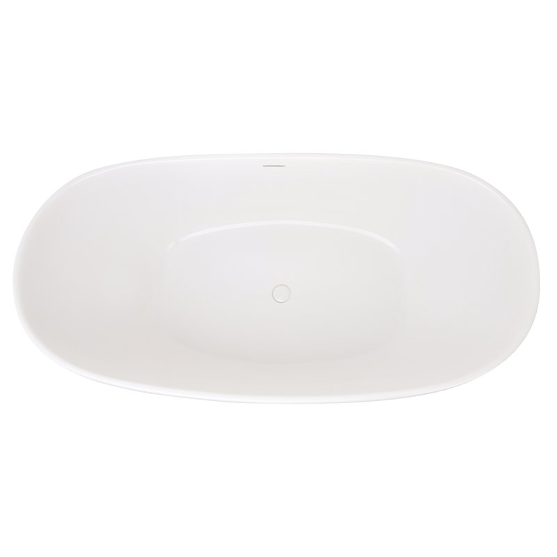 Marquis 70'' L Air Bathtub, Polished White
