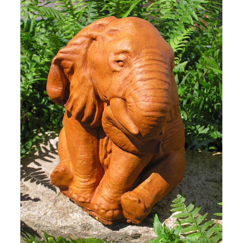 Statue éléphant, Terra Cotta