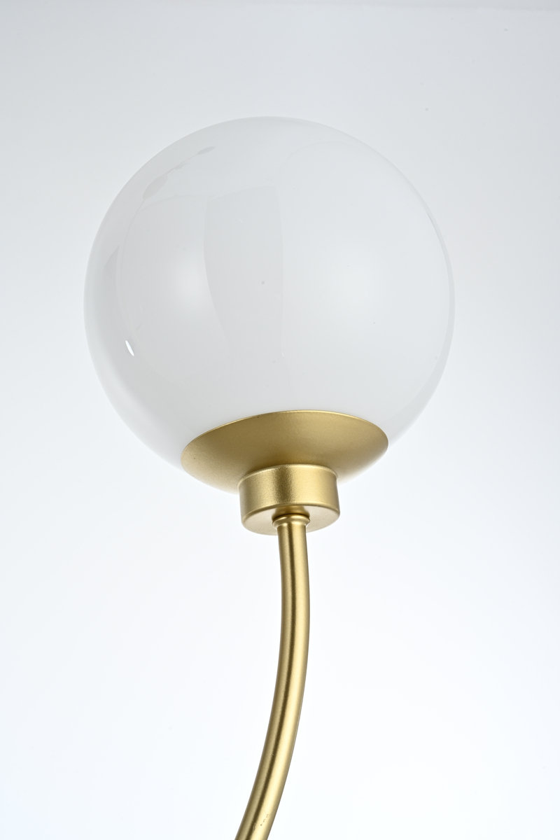Kyle 2 - Light Metal Chandelier, Brass, 19" H x 30" W x 7" D