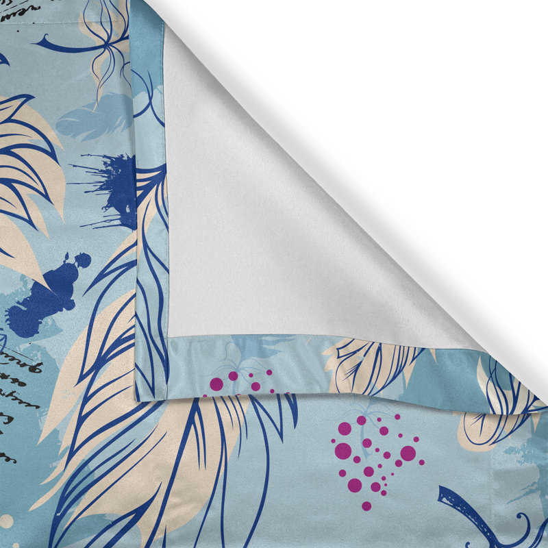 Calpine Polyester Semi Sheer Curtain Pair