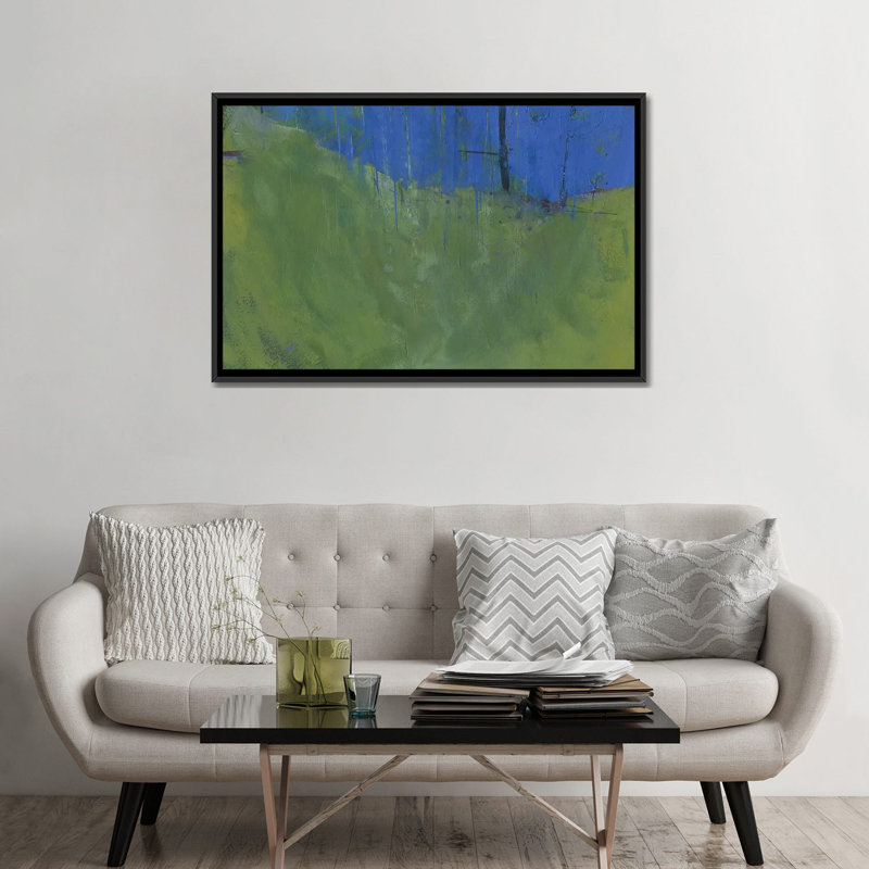 Impression sur toile, H 18 po x l 26 po x P 1,5 po, Toile encadrée noire, Pas de tapis