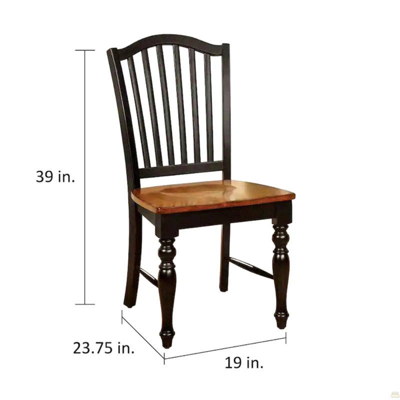 Chaise d'appoint 2 pièces avec pieds tournés