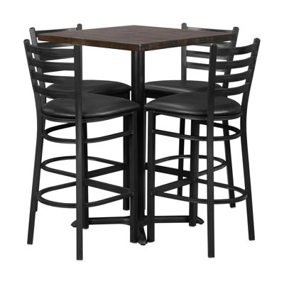 Ensemble de table haute 30 "x 30" avec chaises Bell