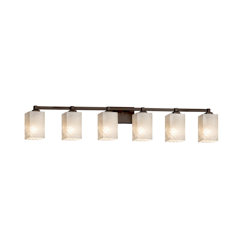 Éclairage pour meuble-lavabo 6 lumières Shmavon, Chrome poli