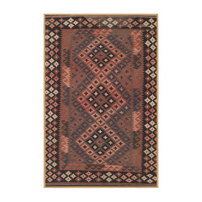 Tapis brun Southwestern