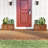 1 Pcs Solid Wood Outdoor Slat Style Flower Planter Box Flowerpot-2043672580