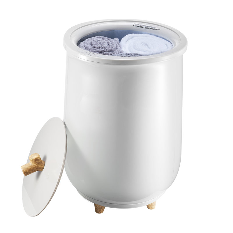 Chauffe-serviettes 20L pour salle de bain, Gris / naturel