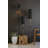  Antique Gold Table Lamp with Fluted Black Metal Shade – 36 Inch Height – Modern Accent Lighting