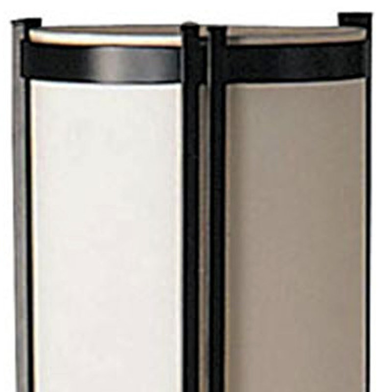 59'' Black Column Floor Lamp