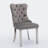 Modern Glam Velvet Upholstered Dining Chair with Pull Ring (Set of 2)-1632361100-1646401628