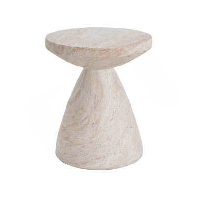 Outdoor/Indoor Lightweight Concrete Side Table