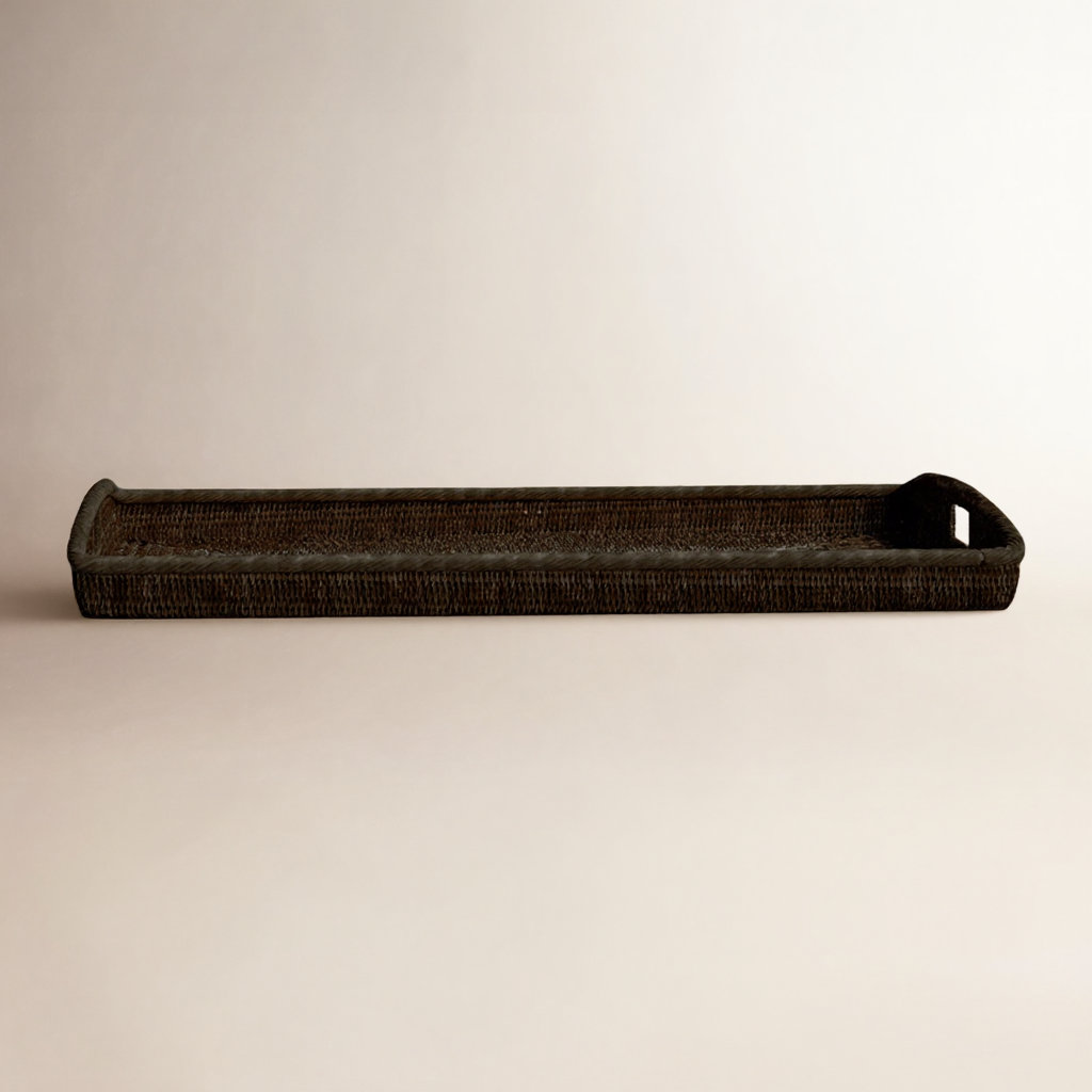 Ilonka Decorative Tray, Tudor Black