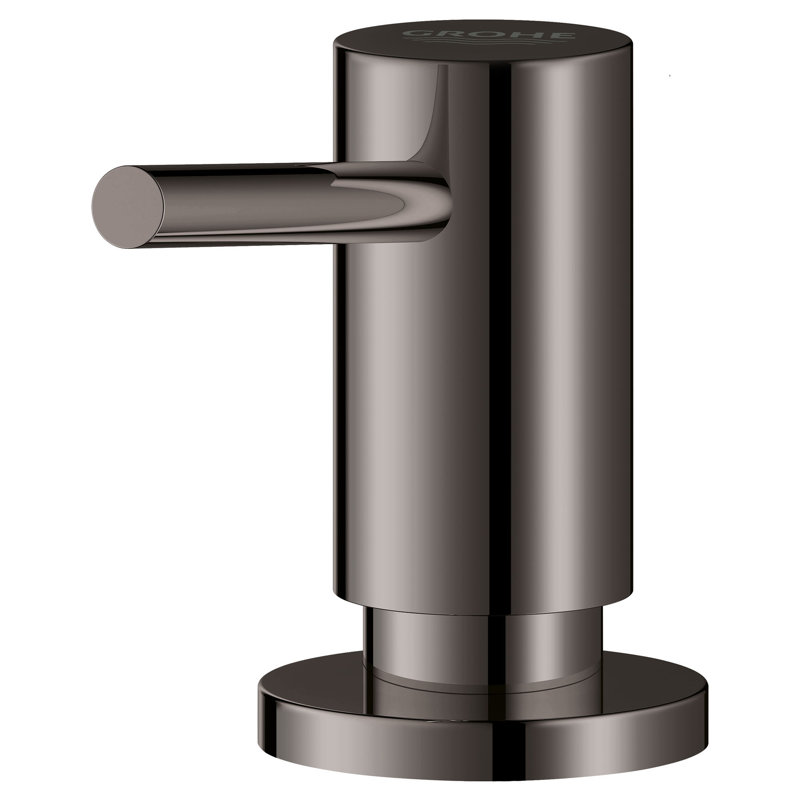 Universal Bathroom Soap Dispenser, Hard Graphite