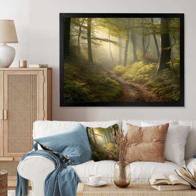 Sentier brumeux dans les bois II - impression