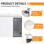 Meuble-lavabo flottant simple 36 po avec comptoir en céramique 36 po-1211016270