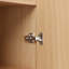Armoire de salle de bain avec tablette ouverte et tiroir