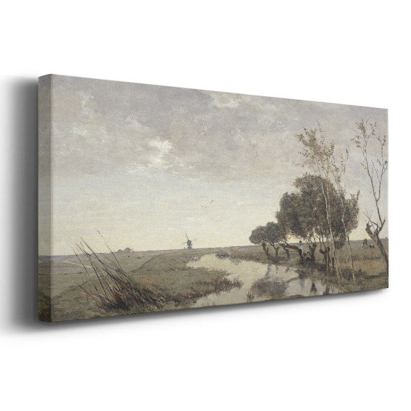Série paysage - DCXII - Toile tendue avec châssis - Prêt à accrocher, H 12 po x l 30 po