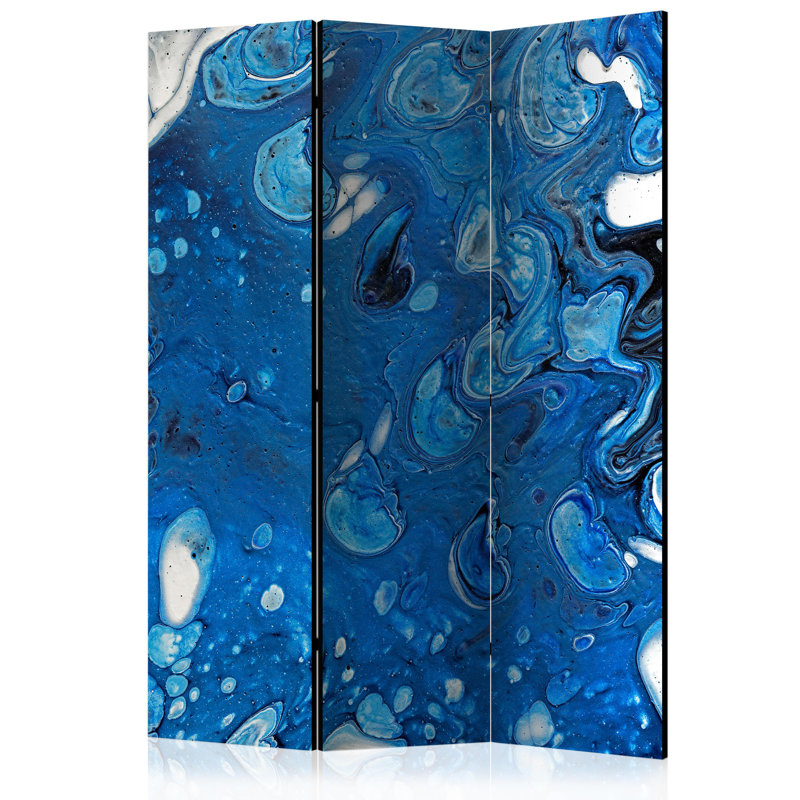 Goynes 135cm W x 172cm H 3 - Panel Solid Wood Folding Room Divider