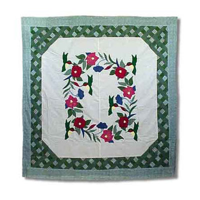 Cotton Floral Shower Curtain