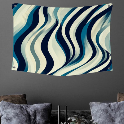 Tapisserie murale Waves - Décoration murale contemporaine