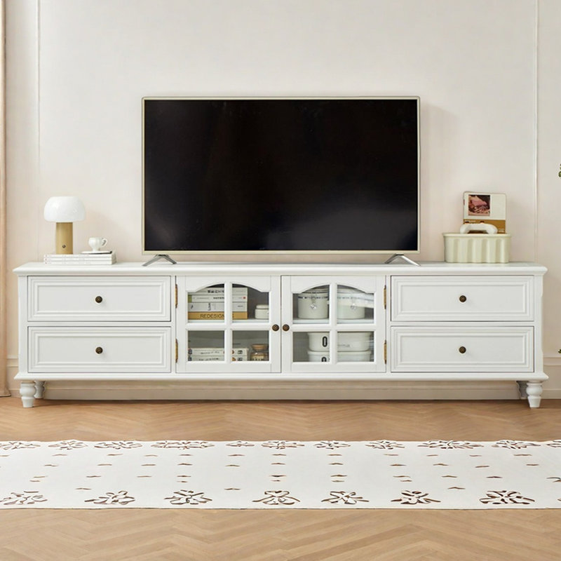 Lizzie, White, 21.65"H x 82.67"L x 15.75"W