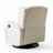 Upholstered Classic Wing Back Manual Handle Swivel Rock Glider Recliner Set of 2-1480243151
