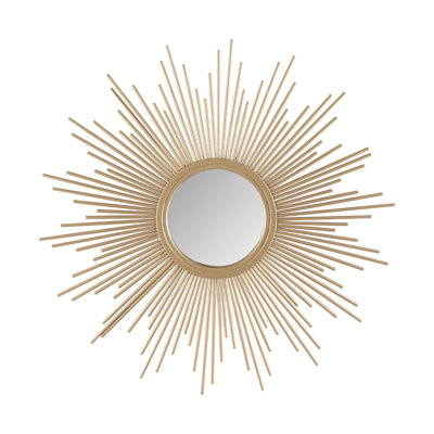 Glamour miroir soleil levant or moderne