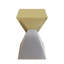 Table d'appoint moderne en acier inoxydable