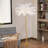 5-Light 35" Wide Tree Branch Flamingos Ostrich Josephine Feather Floor Lamp-699568445