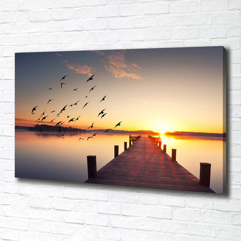 Sunset - Wrapped Canvas Print