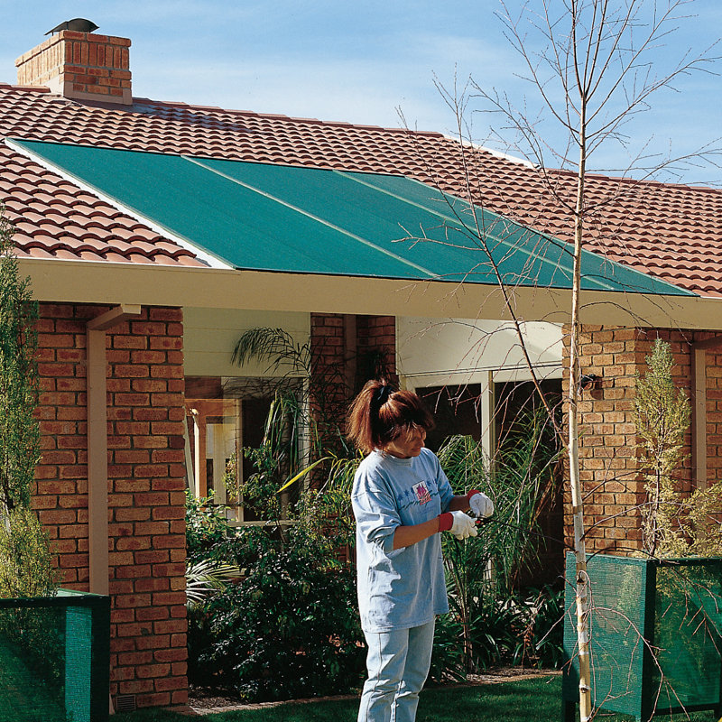 Shadecloth Outdoor Arch Shade, Forest Green