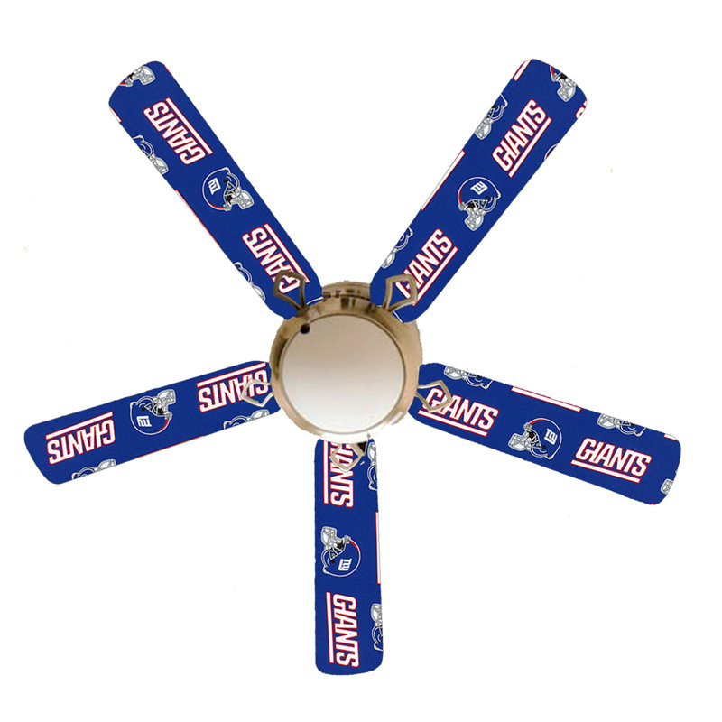 52'' Ceiling Fan with Light Kit, New York Giants