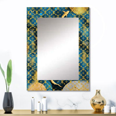 Luxury Brand Design II - miroir tendance, miroir mural décoratif glamour, art imprimé en métal