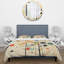 Ensemble de housse de couette beige minimaliste Mid Century-107146673