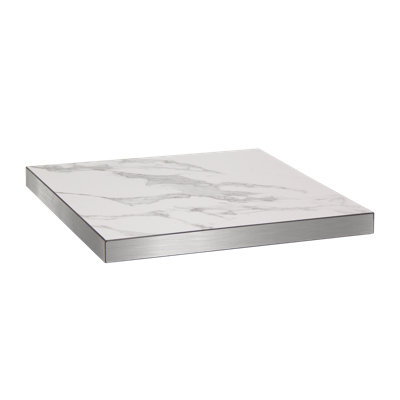 Plateau de table en mélamine 30 po x 48 po au fini blanc, épaisseur 2 po