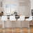 4PCS Adjustable Barstools Swivel PU Counter Height Stools For Pub, Dining Room-2037790070